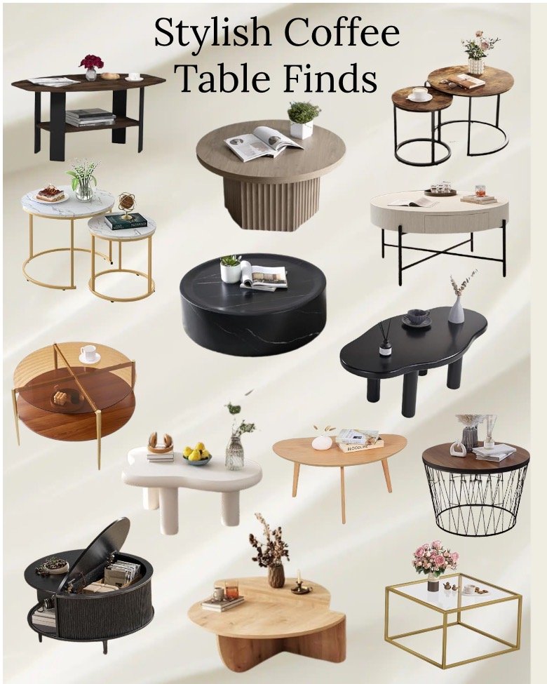 Stylish Coffee Table Finds stylish coffee table finds