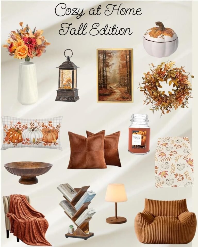 cozy at home fall decor aesthetics