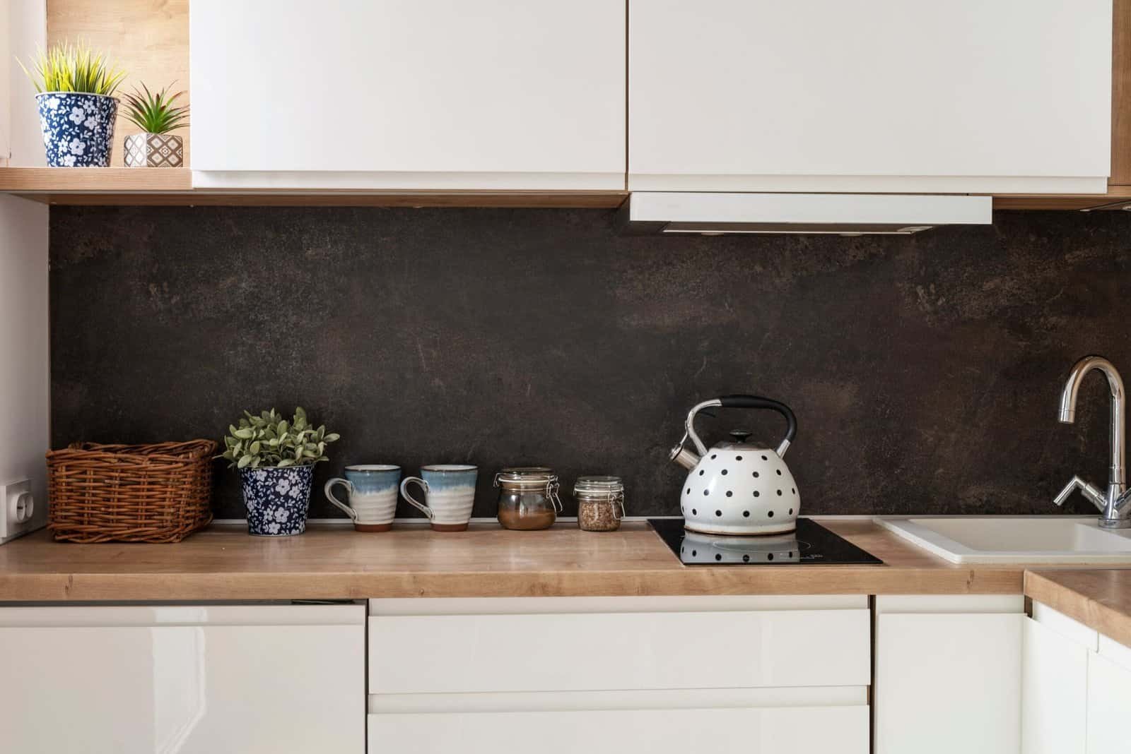 10 Kitchen Counter Decor Ideas 10 a kitchen with a kettle kettle kettler and a tea kettle