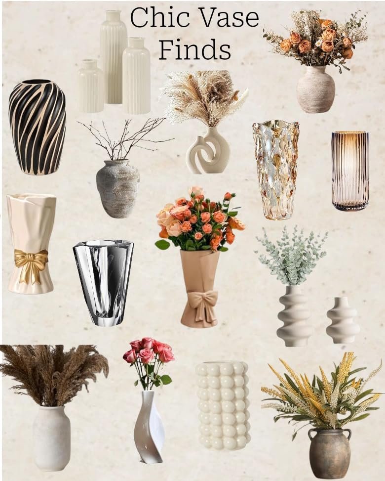 aesthetic and chic vase finds