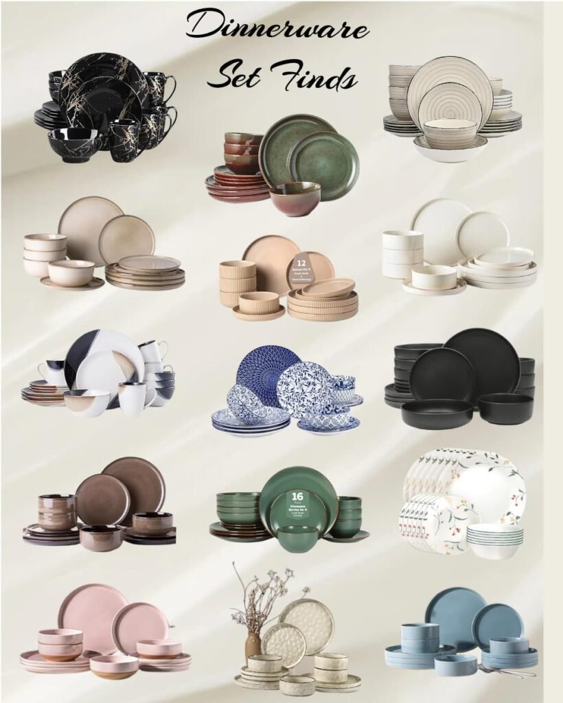aesthetic and elegant dinnerware set finds