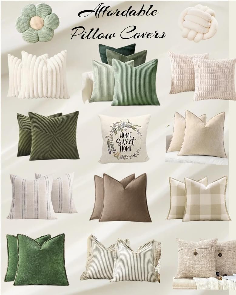 affordable pillow covers