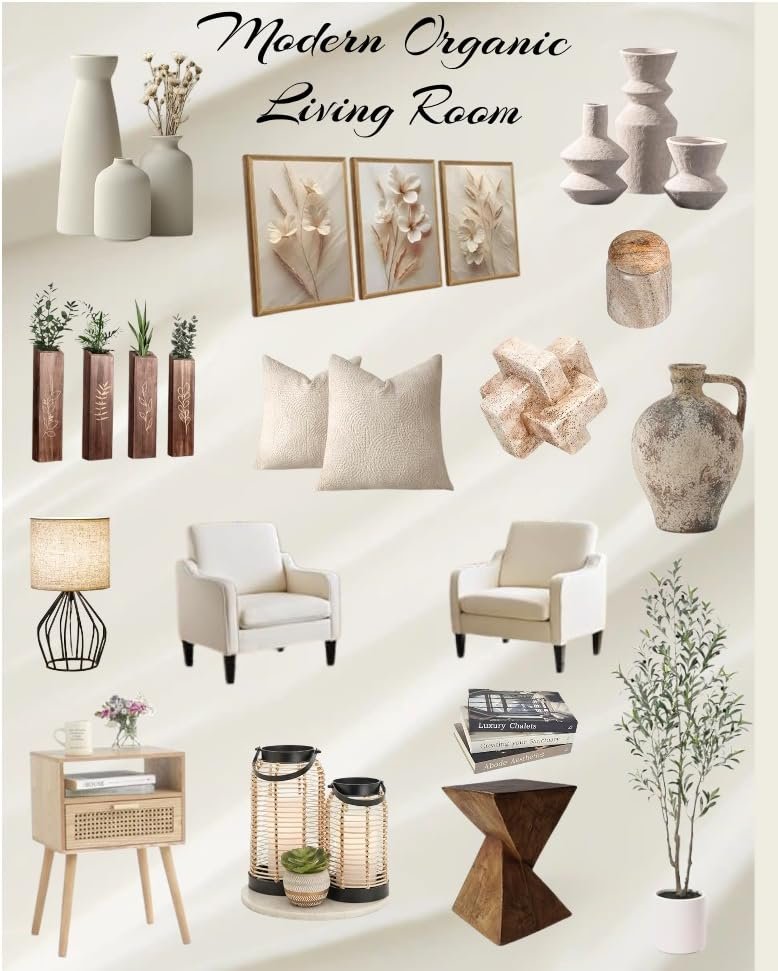 modern organic living room