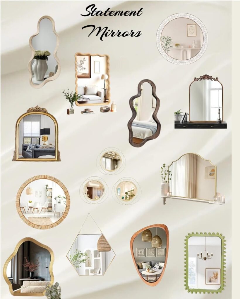 aesthetic and elegant statement mirrors