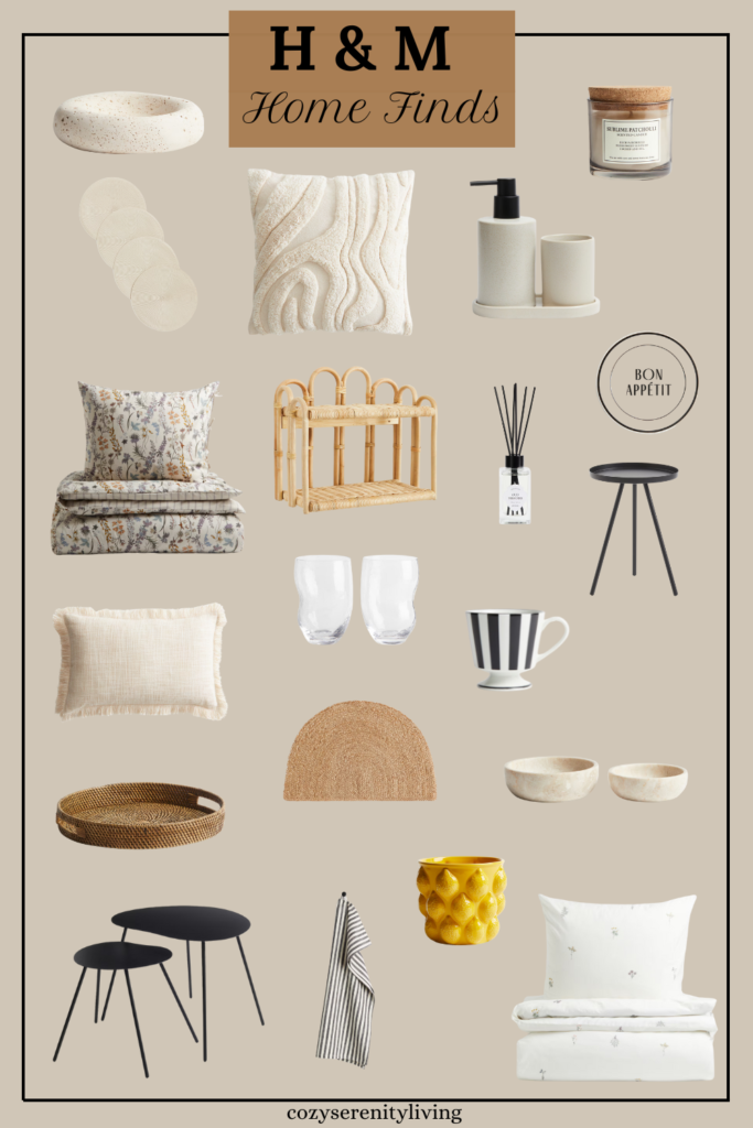 aesthetic H & m home finds