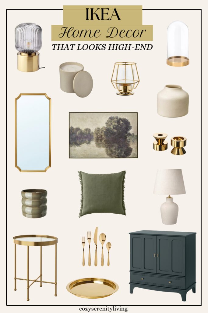 ikea home decor that looks high end collage