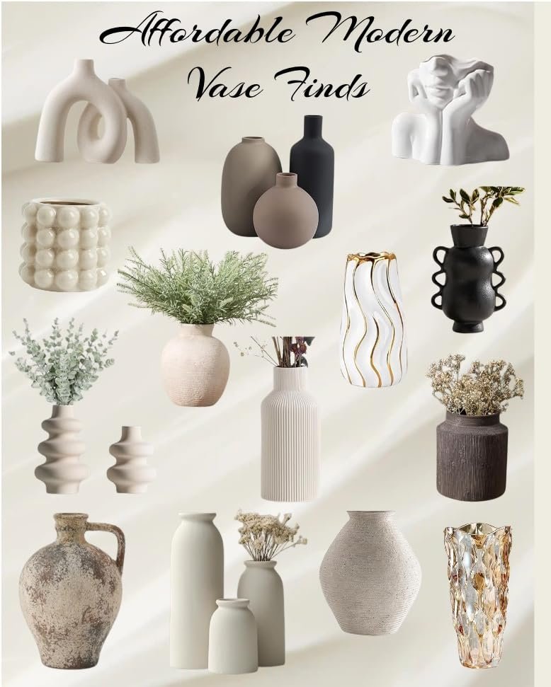affordable modern vase finds